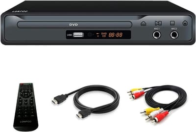 DVD Speler met HDMI - Blu Ray Spelers - Externe DVVD Speler - Zwart media set