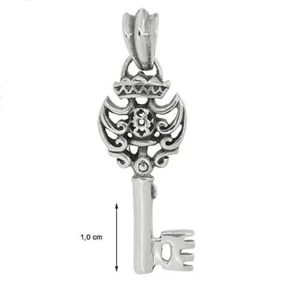 Blinx Jewels Zilveren Hanger Sleutel