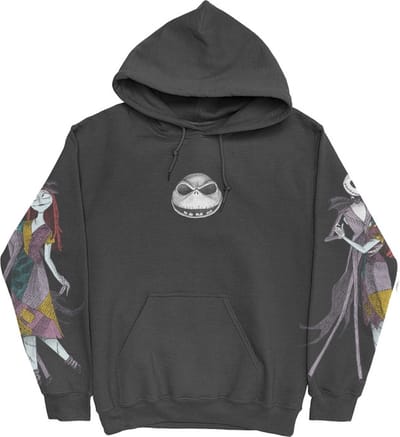 Disney The Nightmare Before Christmas Hoodie/trui -S- Jack & Sally Dancing Zwart