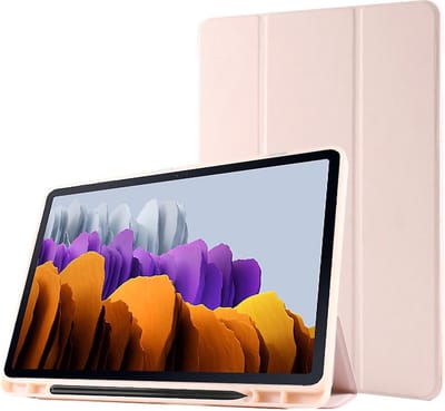 Hoesje geschikt voor Samsung Galaxy Tab S7 11 inch Hoes Case Standaard Tri Fold Smart Cover