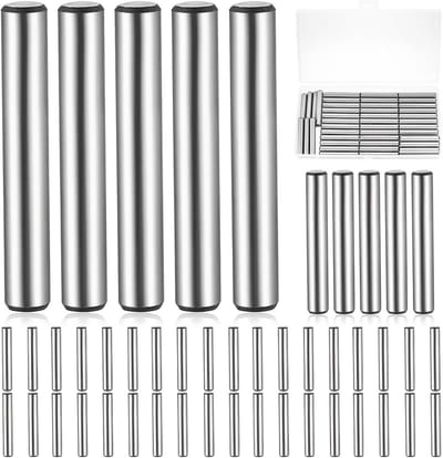 46 Stuks 6 mm Leggerstofpen - Cilinderpennen voor Kasten en Leggers