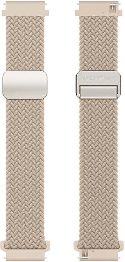 Dux Ducis Mixture Pro Strap Universeel Smartwatch Bandje 22 MM Beige