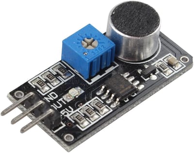 Dailygoody - Geluidssensor Module - Microfoon Inclusief - Voor Arduino - Geluiddetectie - Hoge gevoeligheid - Geschikt voor projecten - Compacte modul