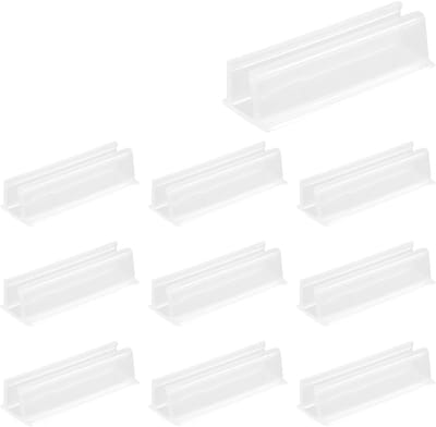 10 Stuks Neon Licht Slang Bevestigingsbeugels voor LED Strips, Waterdichte Wandhouder voor Hout, Glas en Tegels, Ideaal voor Decoratie en Verlichting