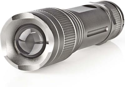 Nedis LED-Zaklamp - Batterij Gevoed - 4.5 V DC - 5 W - 3x AAA/LR03 - Nominale lichtstroom: 330 lm - Lichtbereik: 200 m - Stralingshoek: 48 °