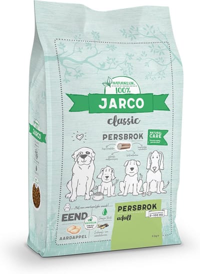Jarco Dog Classic Adult Persbrok Eend - Hondenvoer - 15 kg