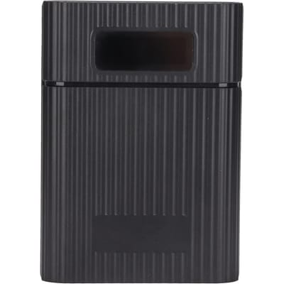 M09 4x18650 Power Bank DIY avec entrée Micro Affichage LED Boîte de rangement pour batteries sans soudure noir