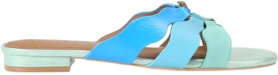 Kurt Geiger Dames Slipper Blauw 5595289129/89 Sun Wave