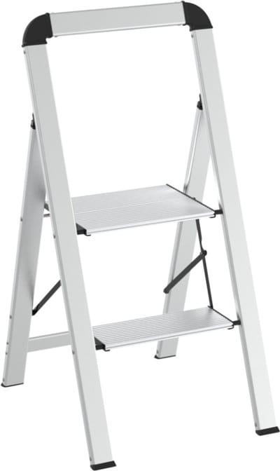 Escalo - Trapladder - Ultraslim - Aluminium - Inklapbaar - 2 treden