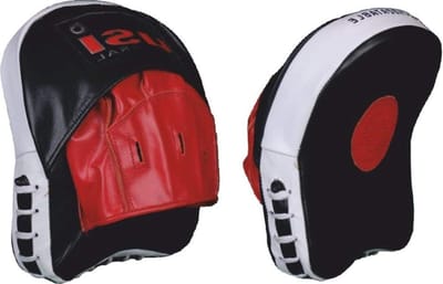 Gebogen Focus Pads - Bokshandschoenen Ponsen - Dagelijkse Training - Dichte Schuimvulling - 10 x 10 x 10 cm - Zwart