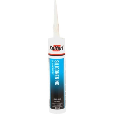 Kelfort siliconenkit NO Zilver-grijs 310ml