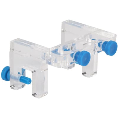 Transparante Acryl Duurzame Aquarium Slanghouder Vaste Bevestiging Vis Tank Probe Bevestigingsrek white