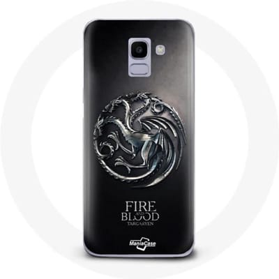 Case voor Samsung Galaxy J6 2018 Game Of Thrones Targaryen van vuur en bloed