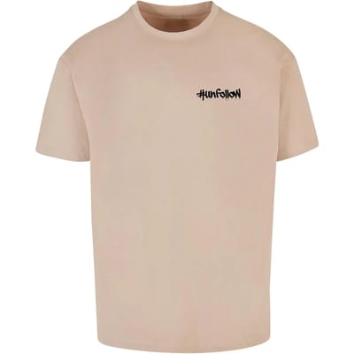 Dames-T-shirt oversized Merchcode Unfollow front X