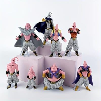 Figurine Anime Dragon Ball Z Majin Buu Buu Gros Buu PVC Figurines d'Action Modèle de Collection Jouets Pour Enfants Cadeaux Adultes gray
