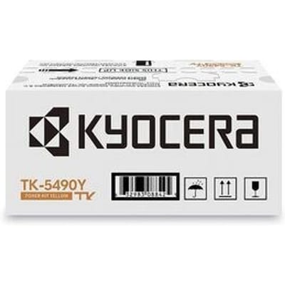 Originele Kyocera toner TK-5490Y, tot 2400 pagina's, enkele verpakking, geel