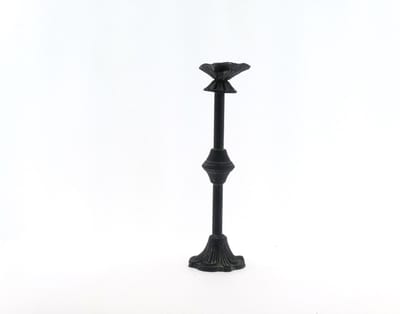 Kandelaren - Candleholder Metaal 9x32 Ant. Black