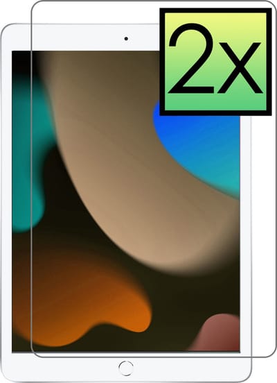 Screenprotector - 2 Stuks - Geschikt voor Apple iPad 7 (2019) - 10.2 inch - 7e Generatie - Extra Sterk - Beschermglas - Gehard Glas - Tempered Glass - Screen Protector - Bescherm Cover