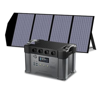 ALLPOWERS Zonnegeneratorset 2400W (S2000 Pro + SP029 140W zonnepaneel) - S2000 Pro +SP029 140W zonnepaneel