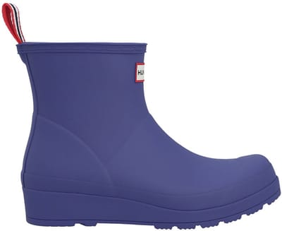 Hunter - Women's Play Short Wellington Boots Skipper Blue - Maat 42