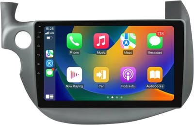 Autoradio met bluetooth - Carplay - Voor Honda Fit Jazz (2007-2013) - Geschikt voor Apple en Android - Stereo - Navigatie - Navigatiesysteem auto - 2GB 32GB