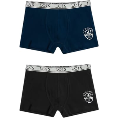 Katoenen stretch boxershorts Lois Origins (x2)