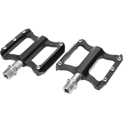ZTTO Racefiets Ultralicht Plat Pedaal Aluminiumlegering Antislip Fiets Pedaal Fiets Accessoire(Zwart ) black