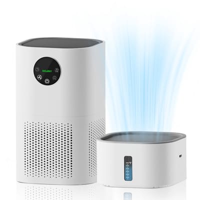 Rolu 2-in-1 Luchtreiniger – Luchtbevochtiger – Luchtreinigers Met HEPA Filter – Allergie – Hooikoorts - Wit