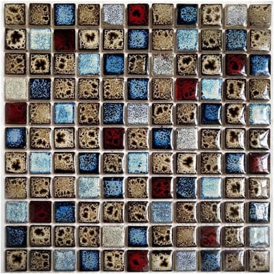 Mozaïek Tegels - Kleine Vierkanten - Hobby Kunst - Glanzend Kristal Effect - 100 Gram - Gekleurd