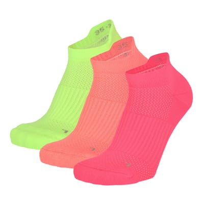 Morethansocks - Fitness sneaker sokken - Unisex - Maat 35 t/m 47 - 3-Paar - Sneaker sportsokken noshow - fitness - fitnessokken