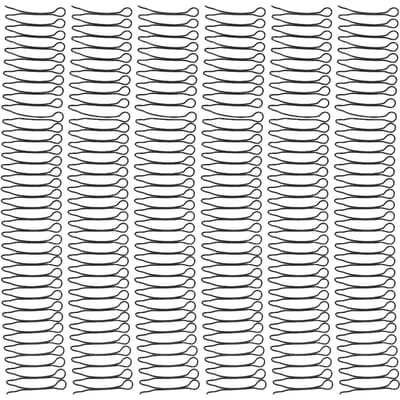 6 Stuks Metalen Haarband Golvende Vorm Rekbaar Goede Grip Anti-Slip Achterhoofd Hoofdband voor Sport gray