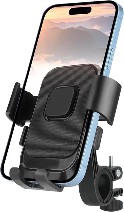 Fietstelefoonhouder - Motorfietstelefoonhouder - 1s Auto Lock Fietstelefoonhouder - Fietsstuurtelefoonhouder 360 graden rotatie - Geschikt voor mountainbikes - Elektrische scooters en andere modellen