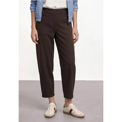 Barrel Leg broek met gespdetail