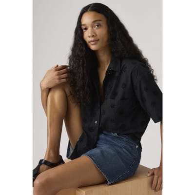 Levi's Novelty Harlie Short Sleeve Cropped Shirt Taglia: S | Magliette intime Outlet | Donna