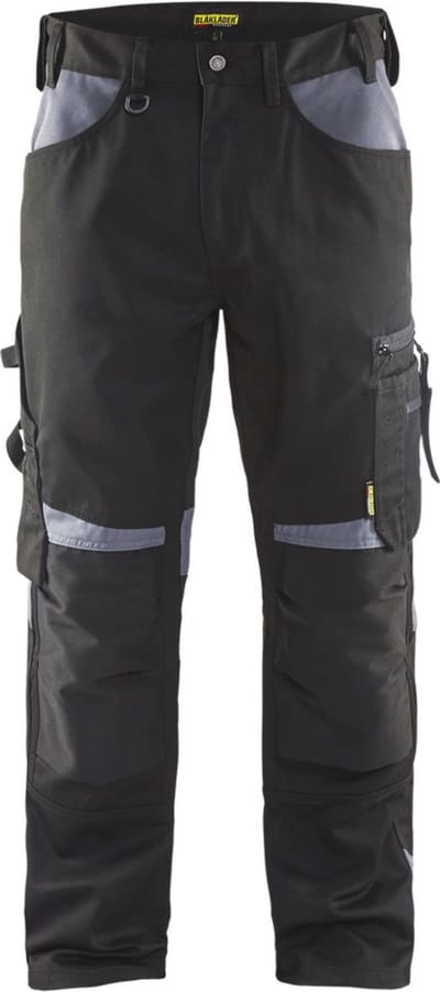 Blaklader Werkbroek 1556 zwart/grijs - maat D84