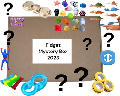 Happy Trendz® - Fidget Mystery Pakket Deluxe XL Pakket - 21 DELIG - Nieuwe modellen 2023 - Mystery Box - Schoencadeau - Halloween - Sint - Kerst - Jong & Oud - Super Cadeau - Super Voordelig totaal pakket 21 -delig