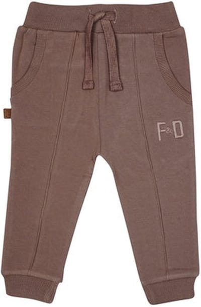 Frogs and Dogs - Smart Club geplooide broek | Bruin - Katoen - Maat 62