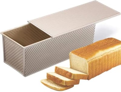 Grote Broodpan met Deksel - Non-Stick Pullman Bakvorm voor 1000 Gram Deeg