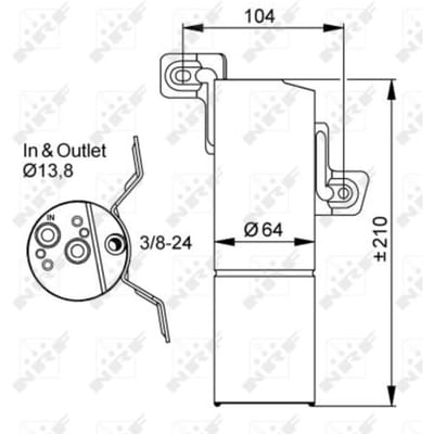 Droger,Airconditioner NRF 33303