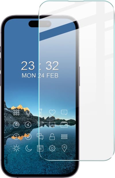 Solidenz Screenprotector - Geschikt voor Apple iPhone 15 - Premium Sceenprotector