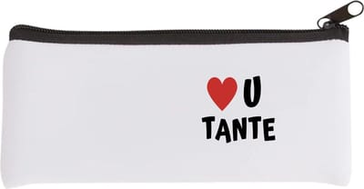 Akyol - love u tante Etui - Tante - de liefste tante - verjaardag - cadeautje voor tante - tante artikelen - kado - geschenk - 20 bij 9 cm