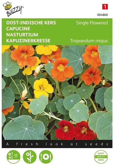 Oost-Indische kers mix - Tropaeolum majus (rankend gemengd)