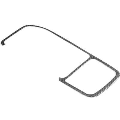 Console Navigatie Paneel Frame Trim GPS Koolstofvezel Cover Geschikt voor V60 S60 2010‑2017 LHD white