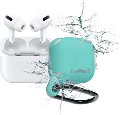 CaseProof Waterbestendige Case AirPods Pro - Turquoise1 meter