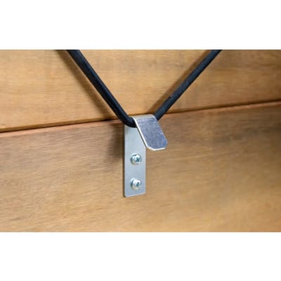 Platte haken Kerbl (x2)