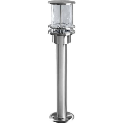 OSRAM ENDURA Klassieke buitenlamp 55cm E27 roestvrij staal IP44, zonder lamp, heldere glazen diffuser, voor paden, ingangen en tuinen