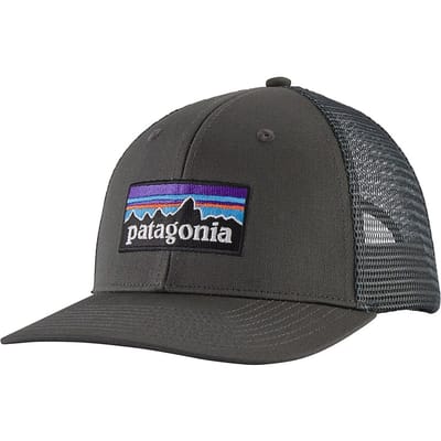 Patagonia P-6 Logo Trucker Cap grijs