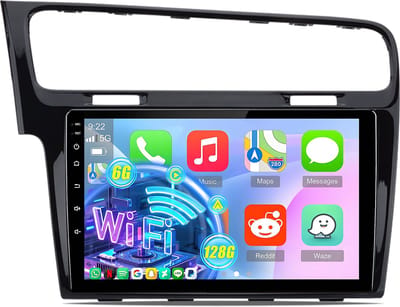 Cestovet Autoradio -Geschikt voor VW Volkswagen Golf 7 2012 t/m 2020 - Android 15 - Draadloos Apple Carplay & Android Auto - 6GB +128GB | 8-Core processor