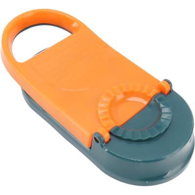 2 in 1 Handmatige Dumpling Maker Keuken Dumpling Maakgereedschap Huishoudelijk Multifunctionele Dumpling Vorm L(for 6.5-9kg) orange