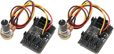 EGoods - Ventilatoradapter met 8-weg Splitter en Snelheidsregelaar